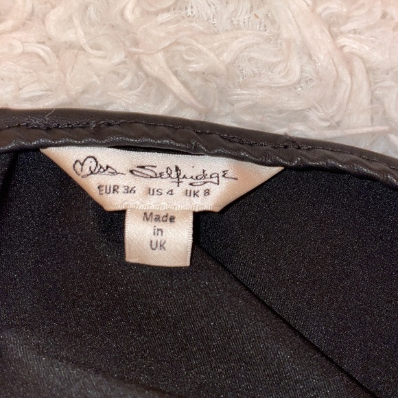 Fake Leather Bandeau Top - Picture 3 of 3